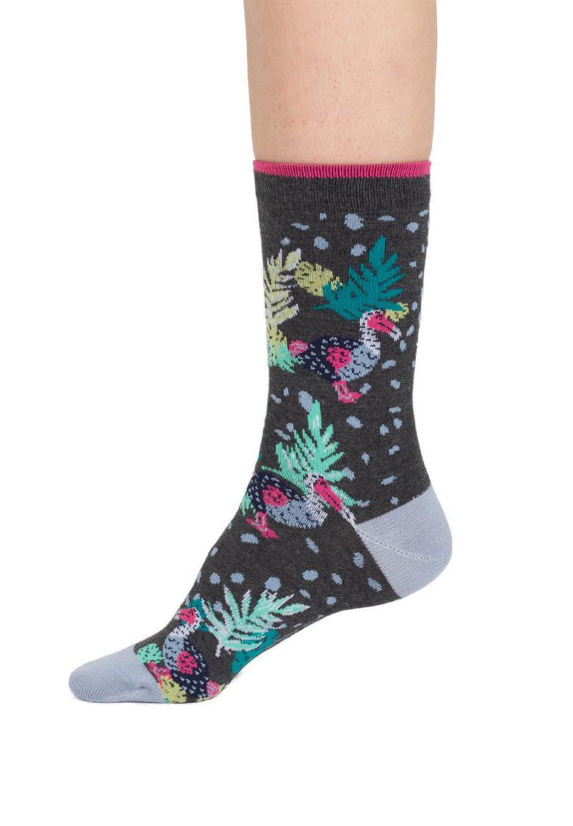 Tropical Animal Crew Socks