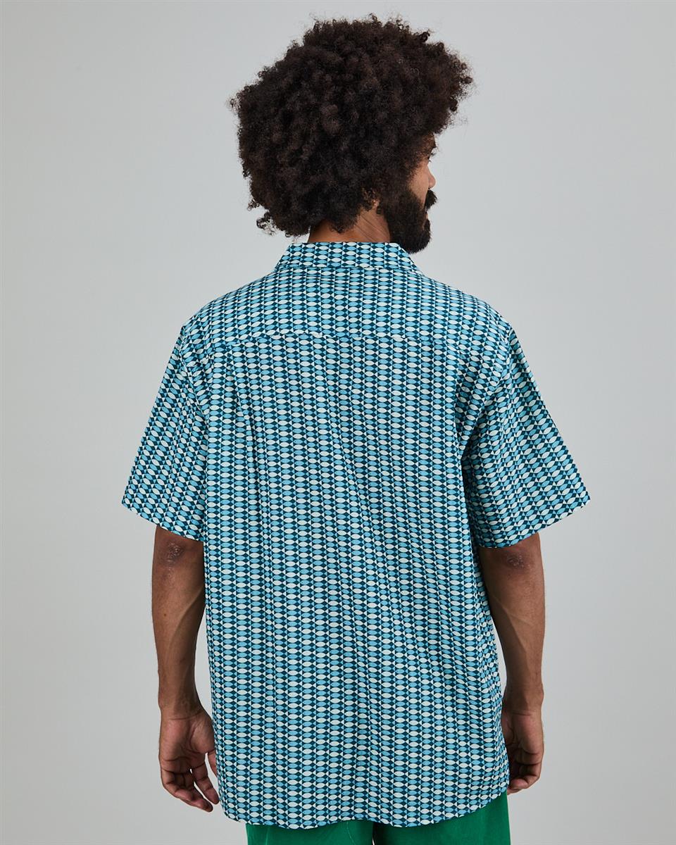 Sardinas Aloha Shirt Blue