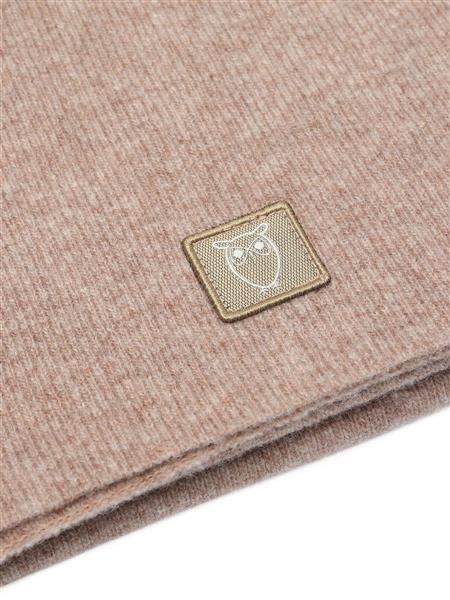 Rib Knit Wool Scarf