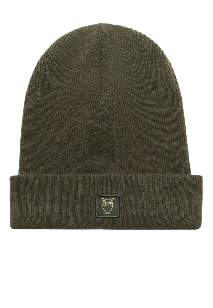 LEAF organic wool beanie