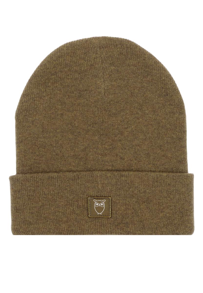 LEAF organic wool beanie