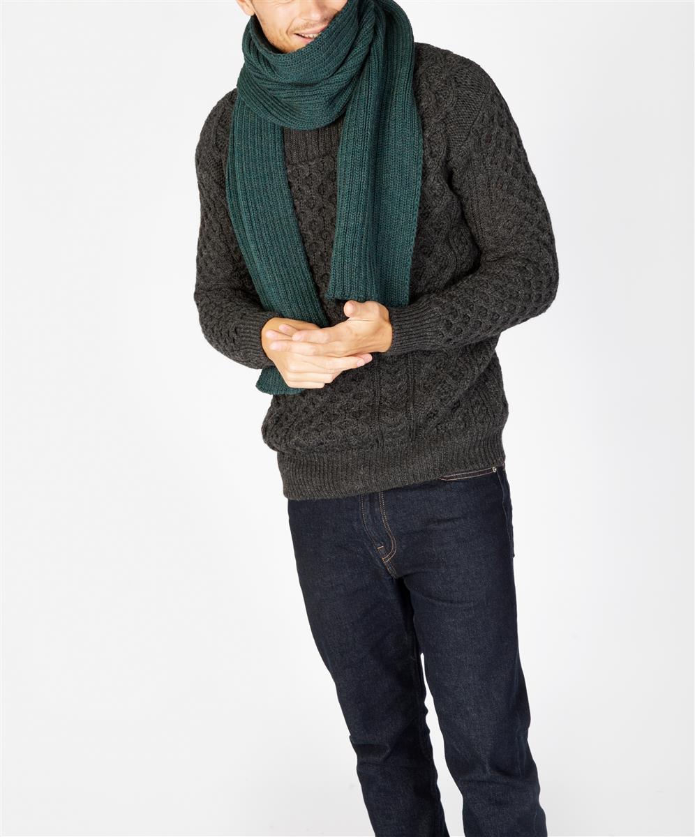 Ribbed Merino Scarf