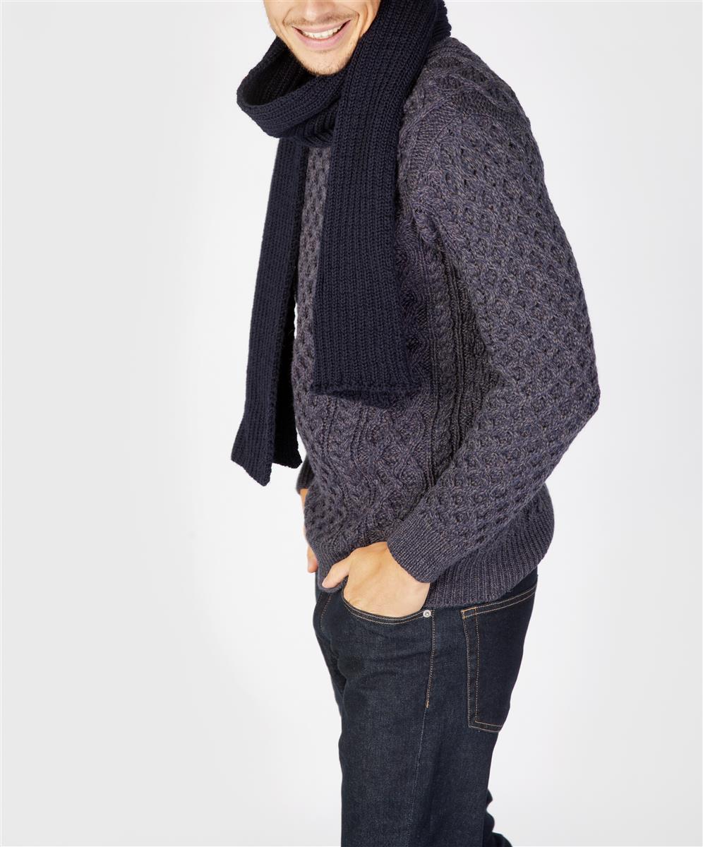 Ribbed Merino Scarf