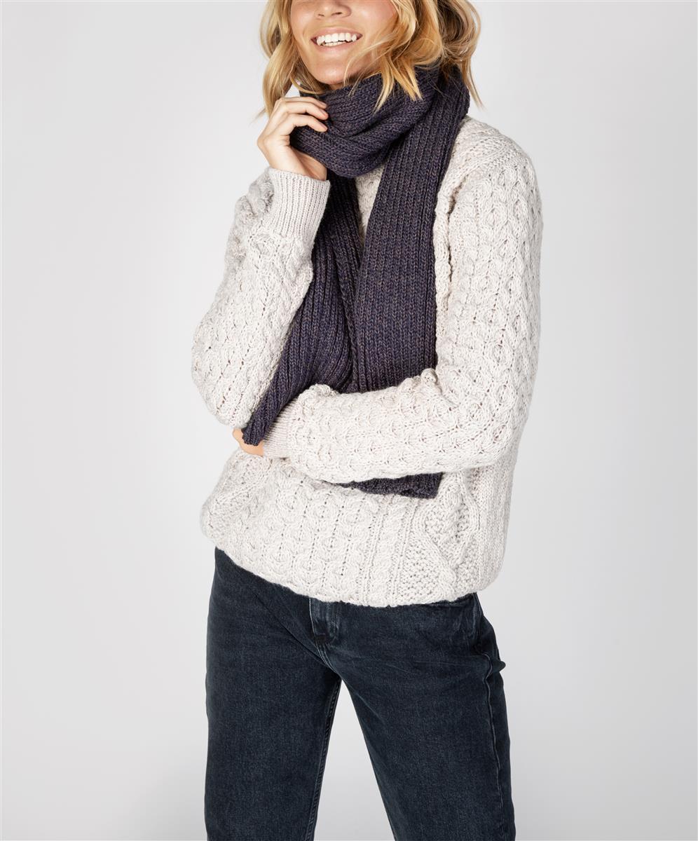 Ribbed Merino Scarf