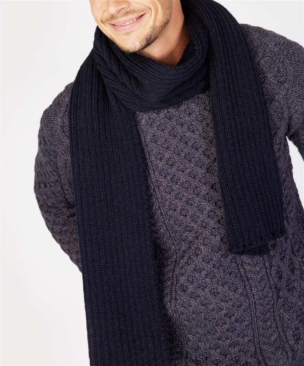 Ribbed Merino Scarf