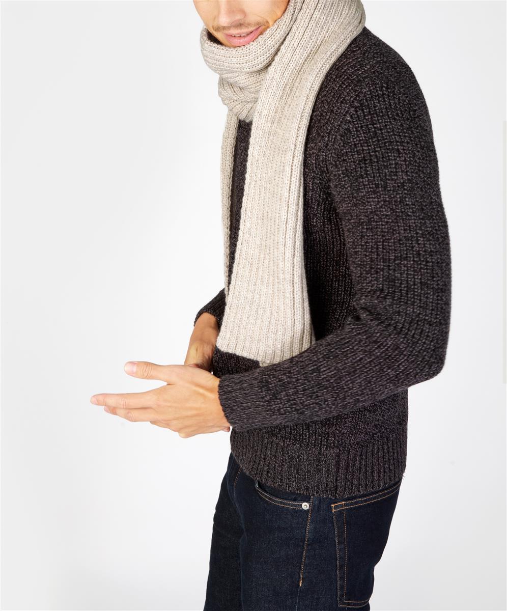 Ribbed Merino Scarf