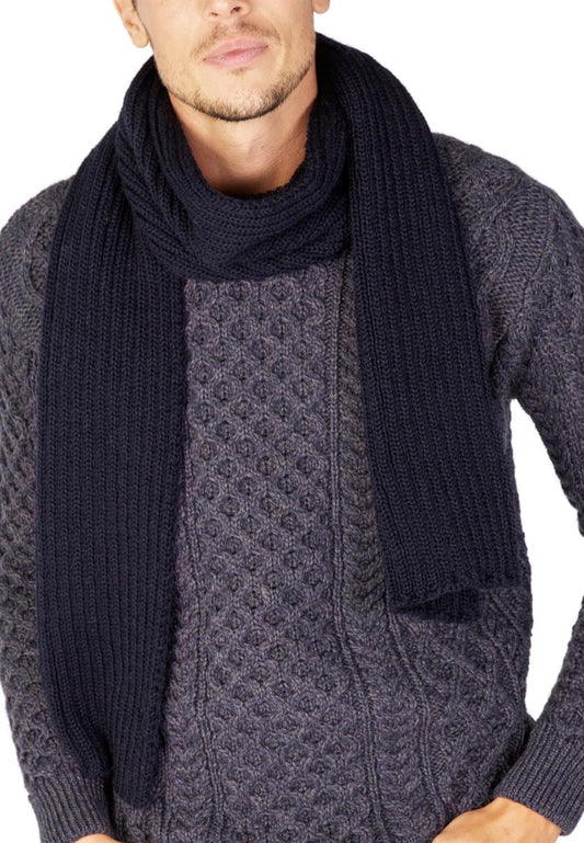Ribbed Merino Scarf
