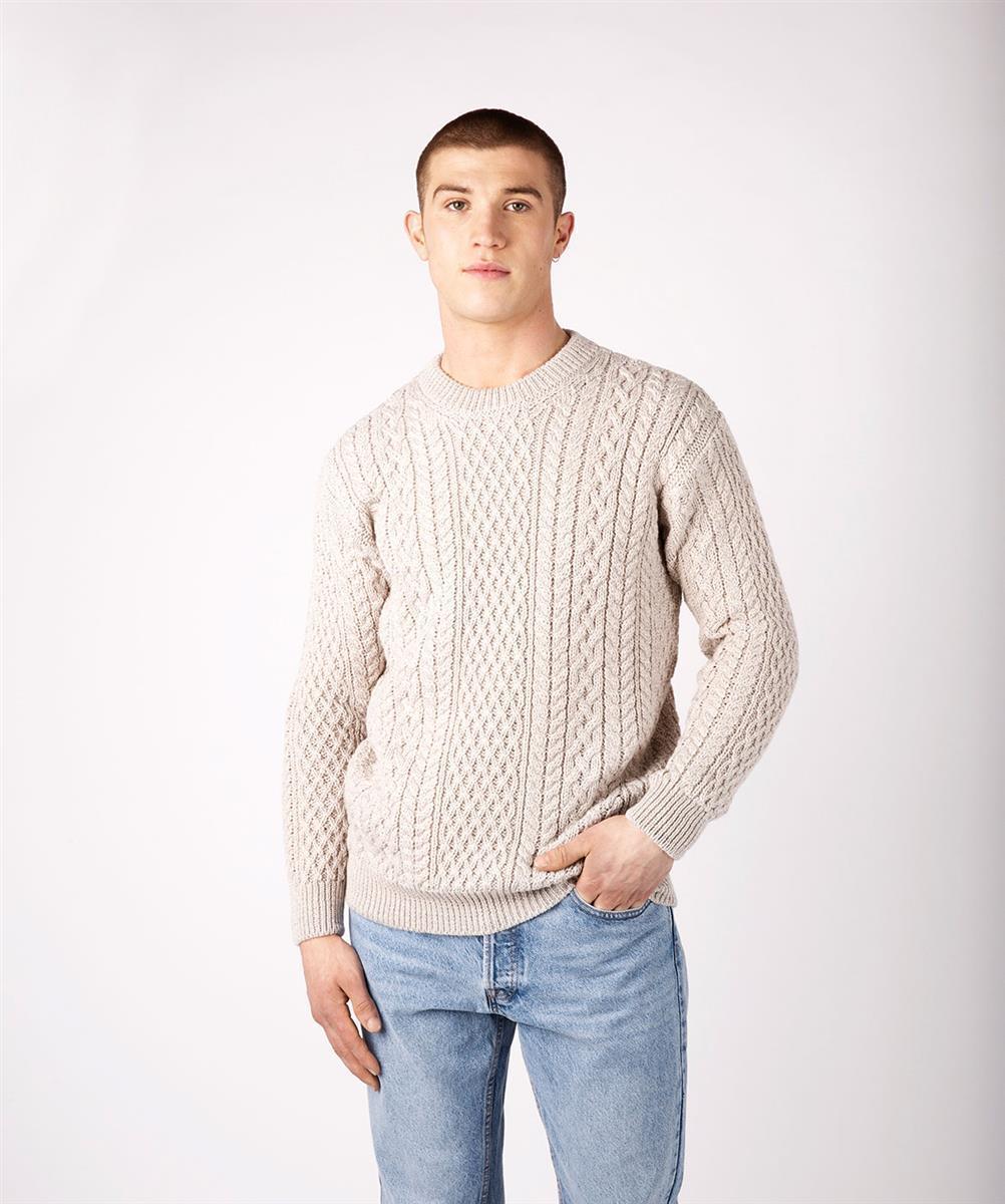 Cuileann Aran Crew Neck Sweater