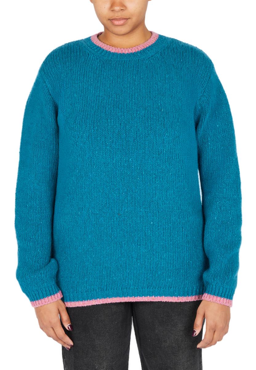 Ladies Knitted Slaney Crew Neck Pullover