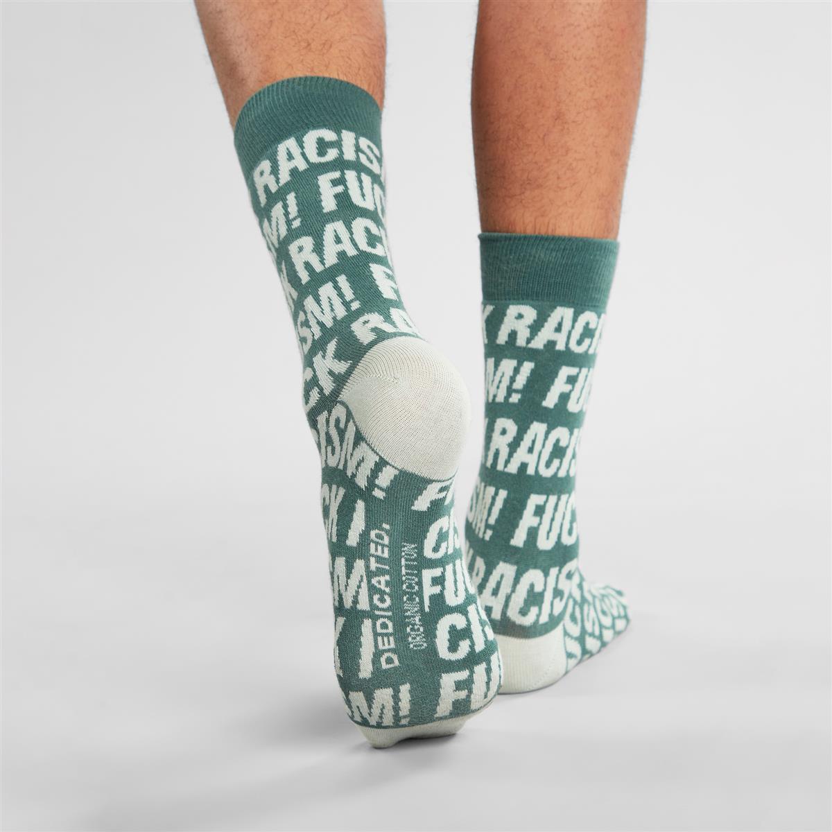 Socks Sigtuna Fuck Racism Pattern