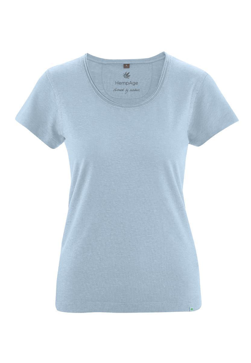 T-Shirt With Rolling Collar