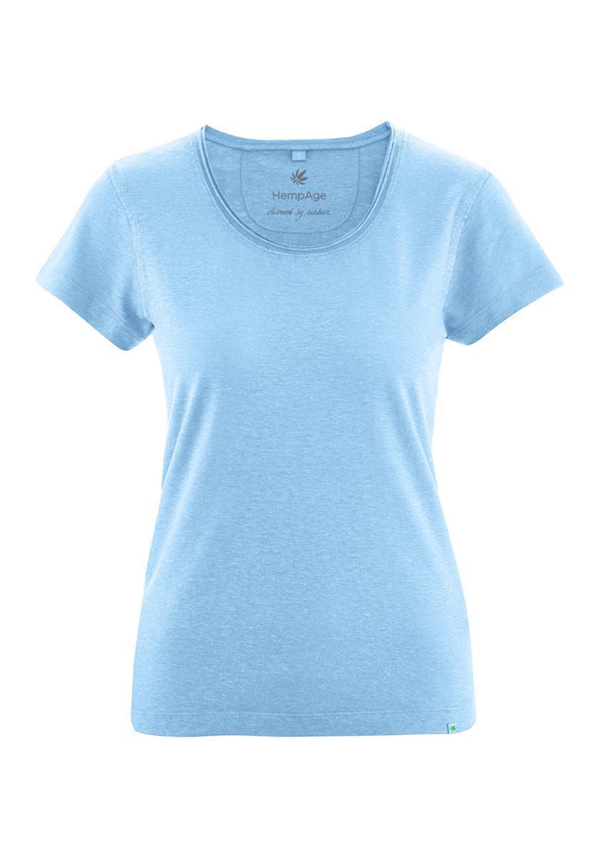 T-Shirt With Rolling Collar