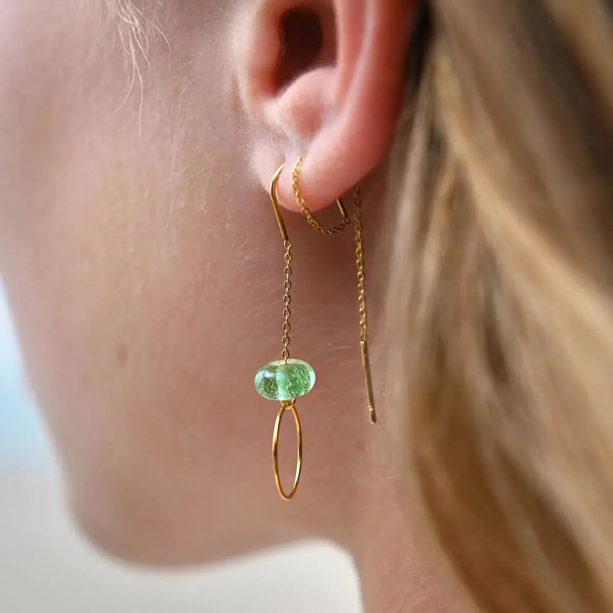 Earring Gold Circle