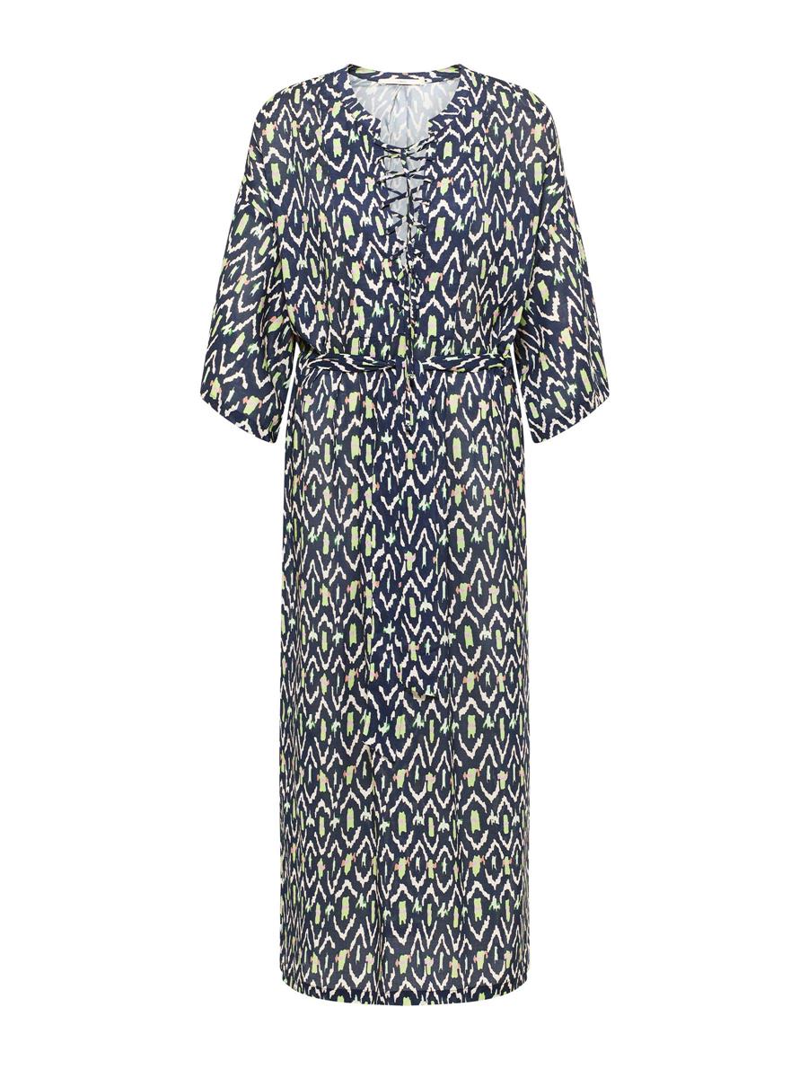 Kaftankleid, Print: ikat print