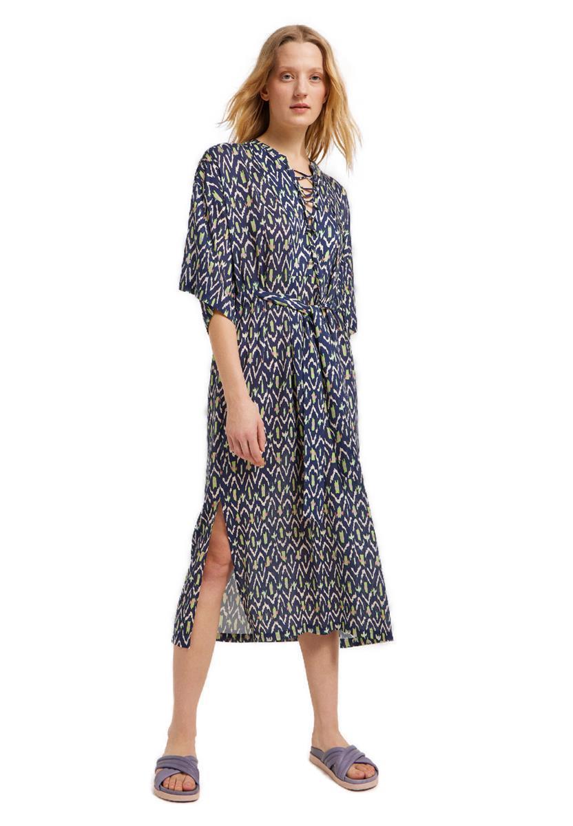Kaftankleid, Print: ikat print