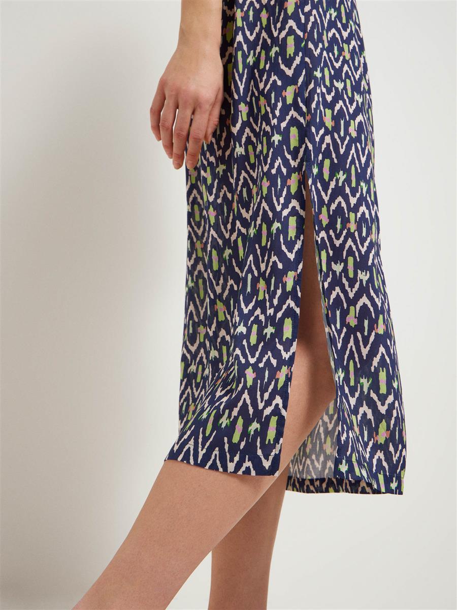 Kaftankleid, Print: ikat print