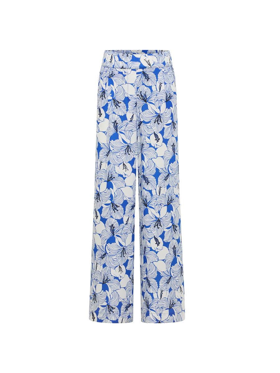 Hose Mit Weitem Bein Print