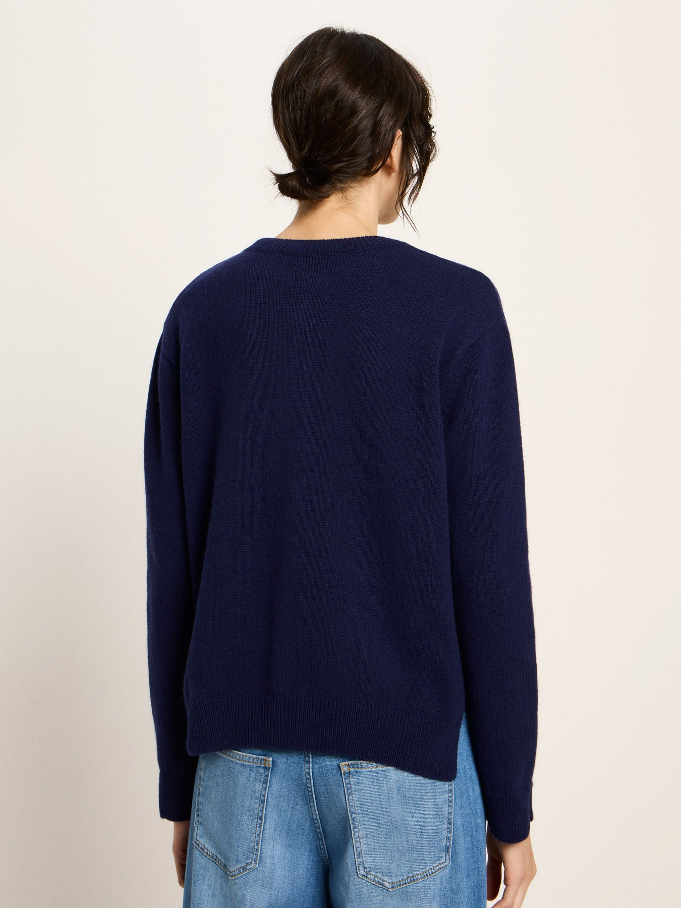 Boxy Strickjacke