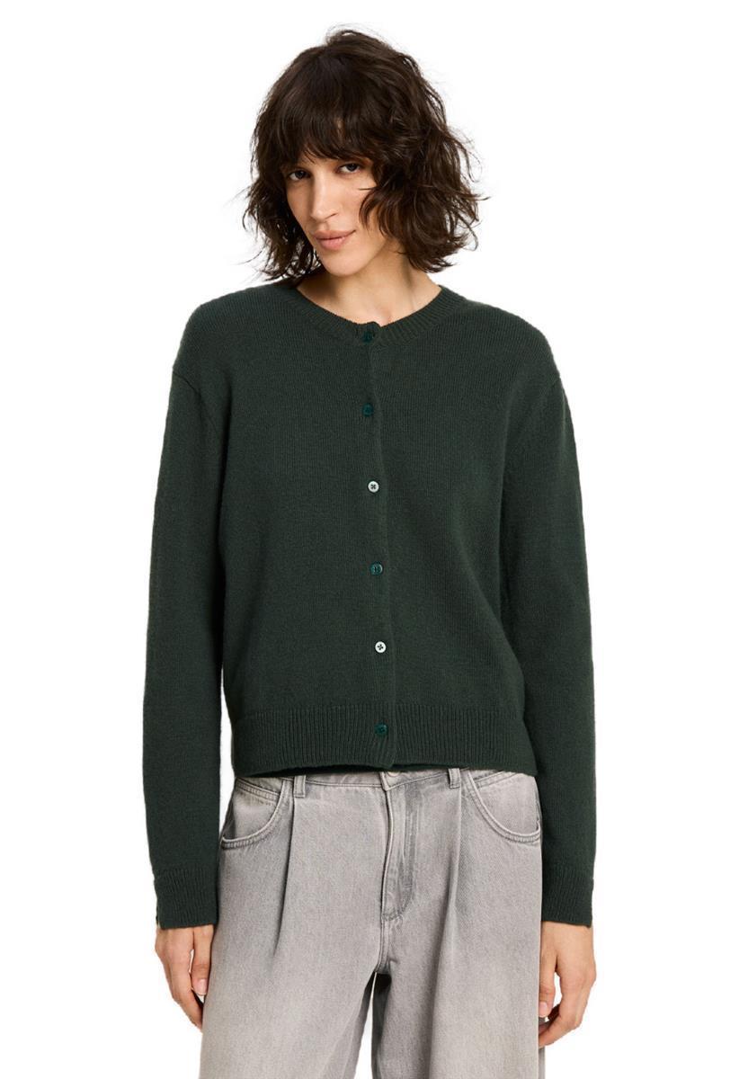 Boxy Strickjacke