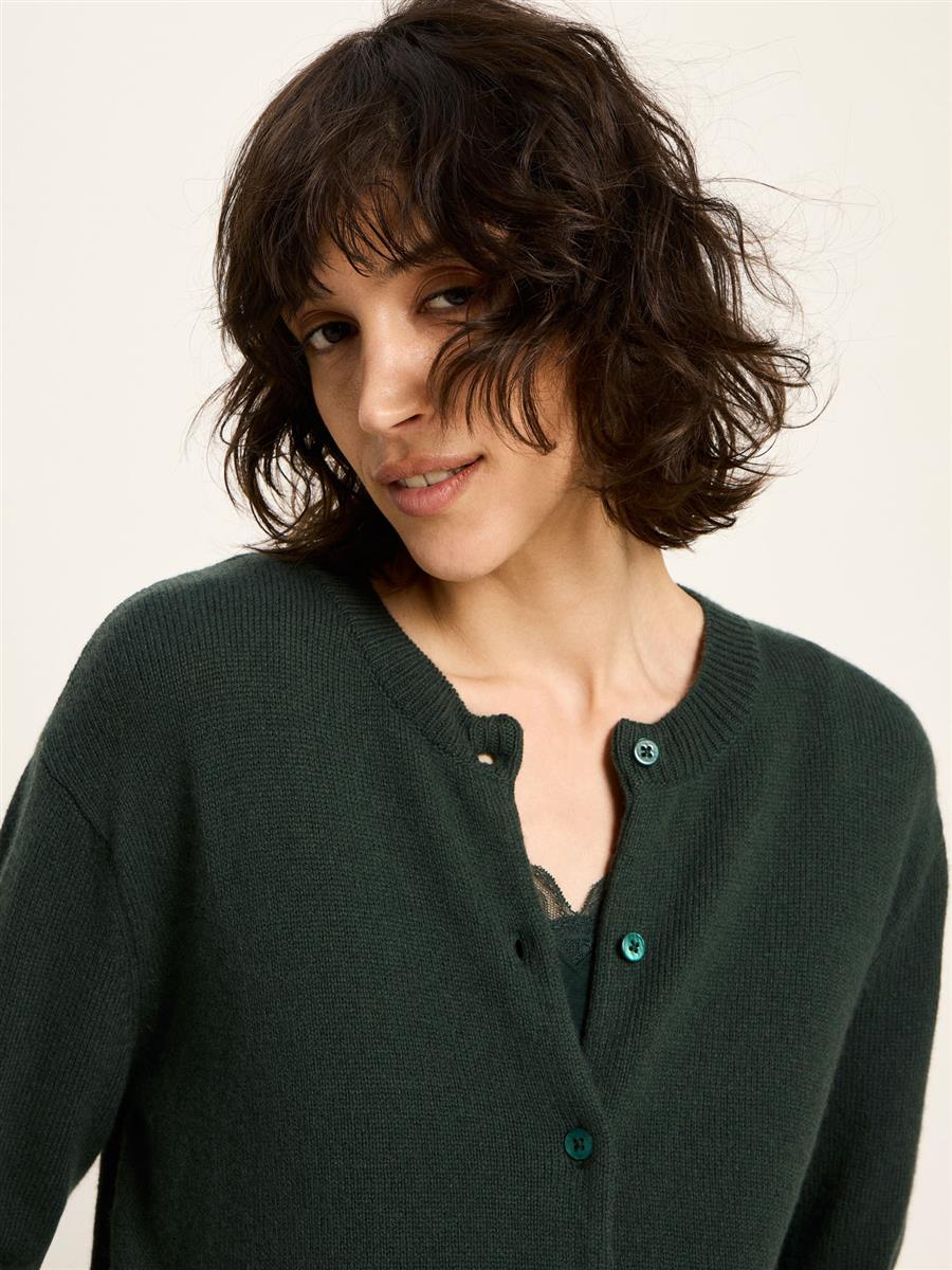 Boxy Strickjacke