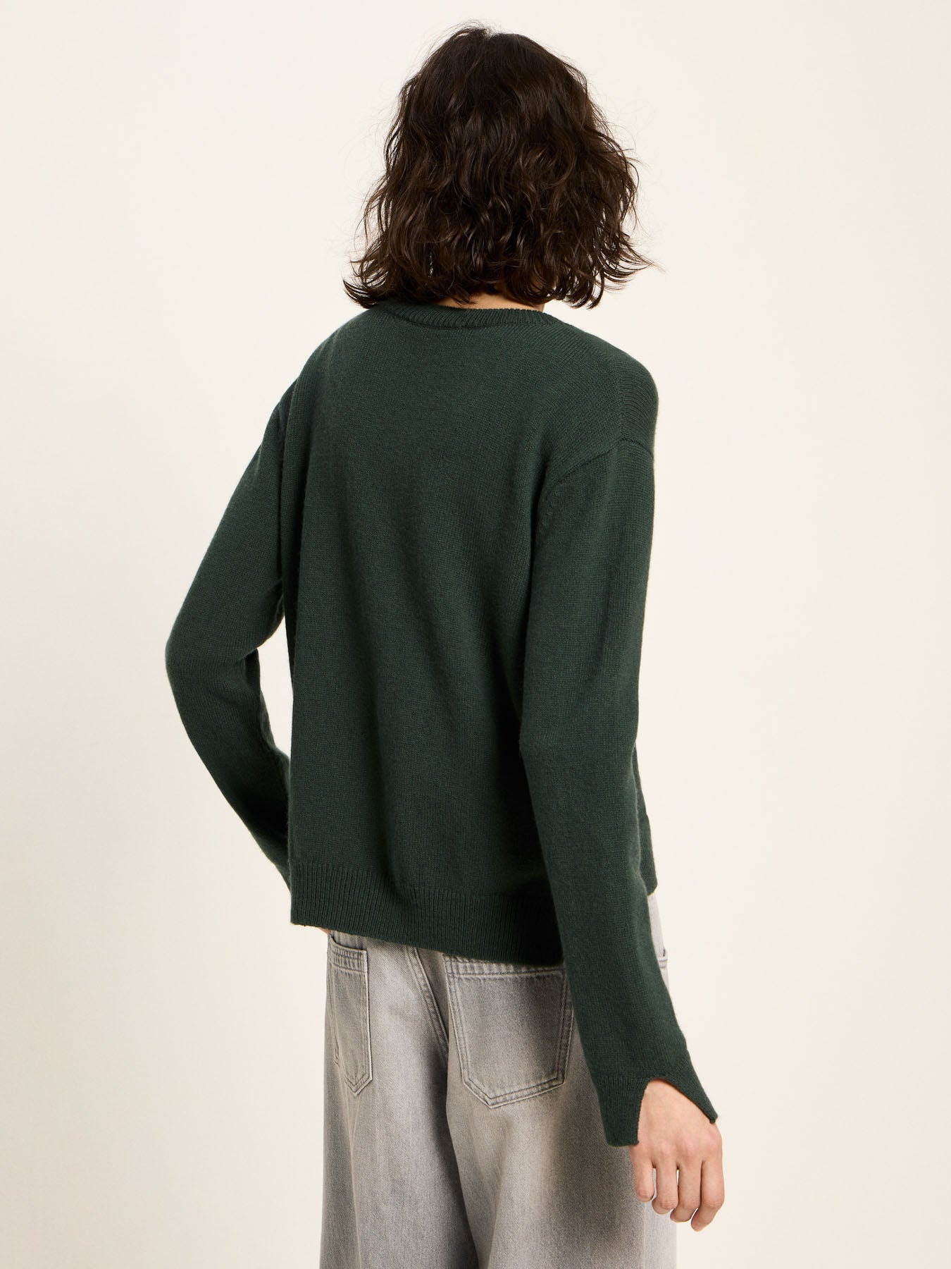 Boxy Strickjacke