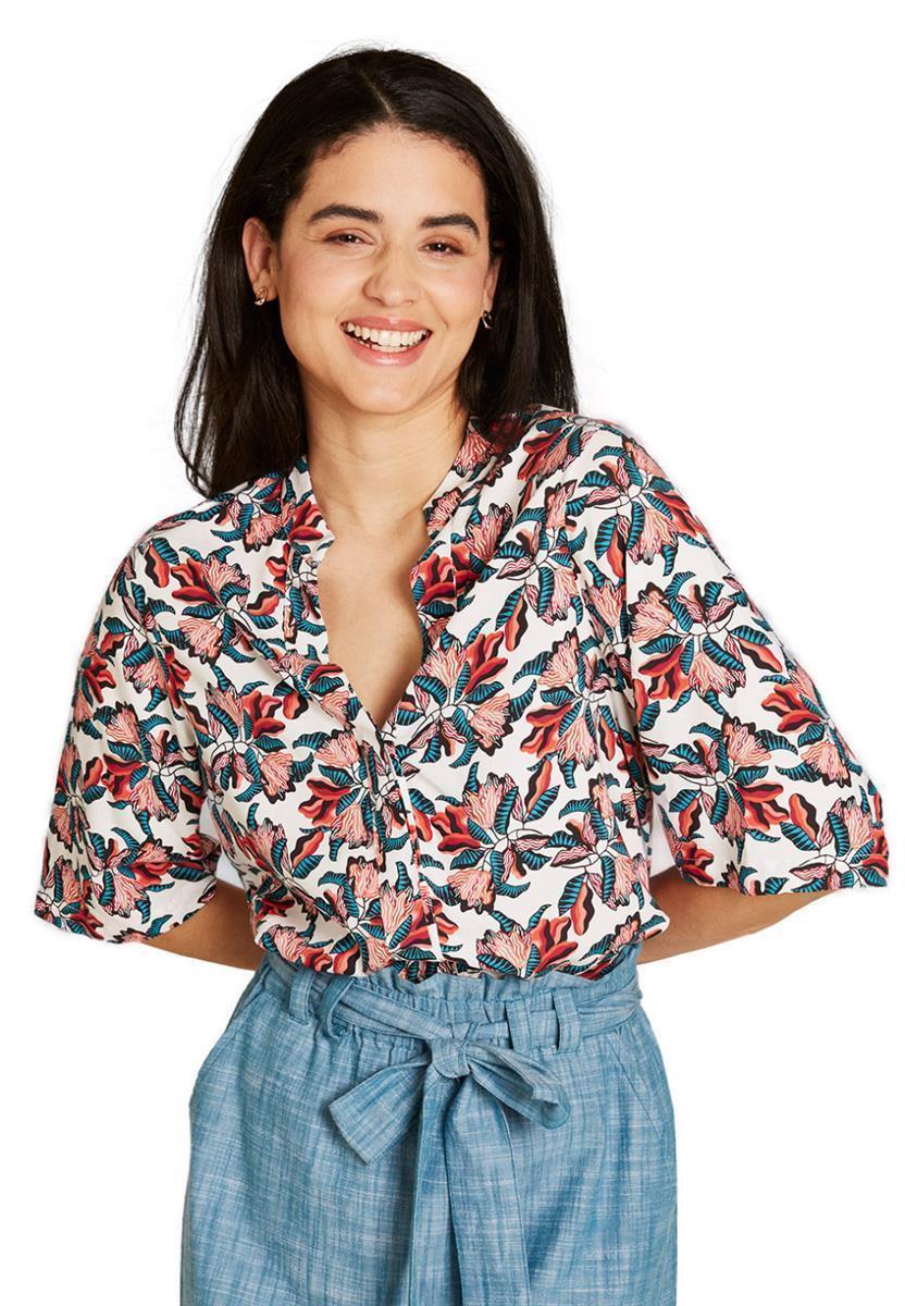 Bedruckte Bluse