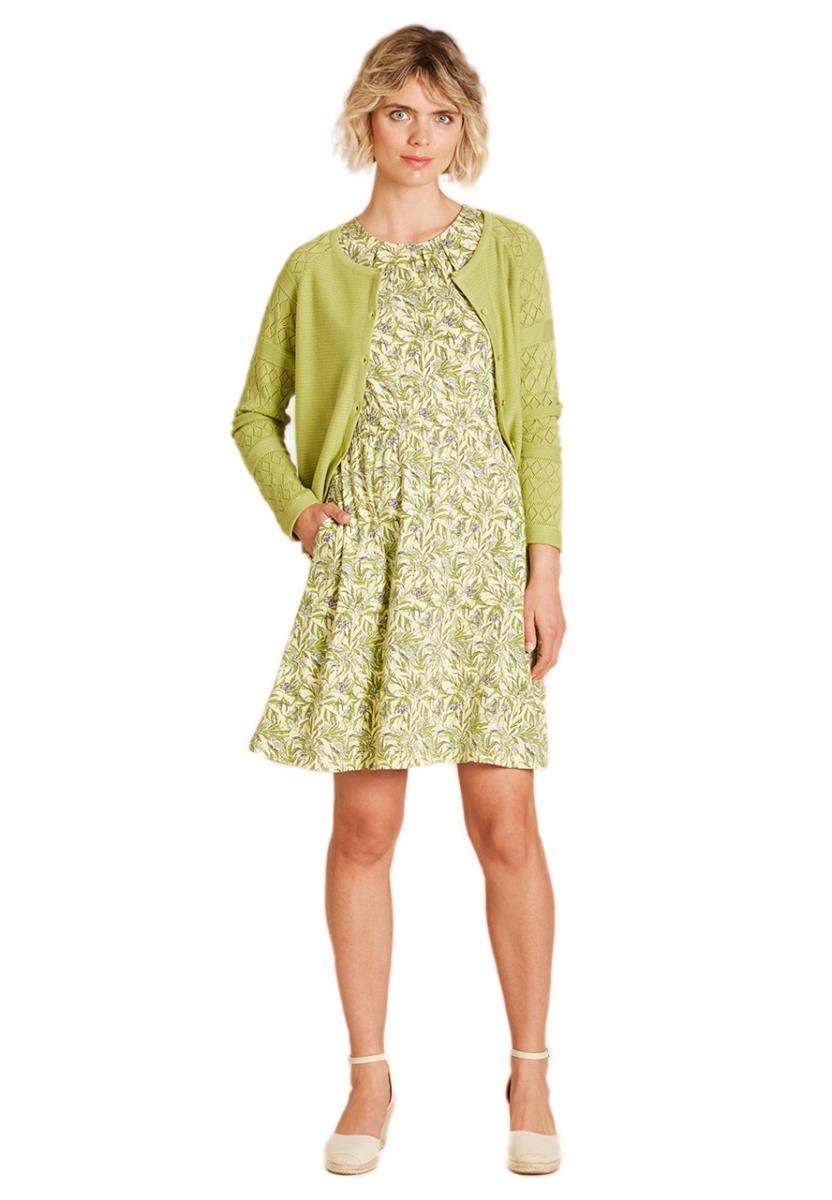 Tailliertes Jersey-Kleid