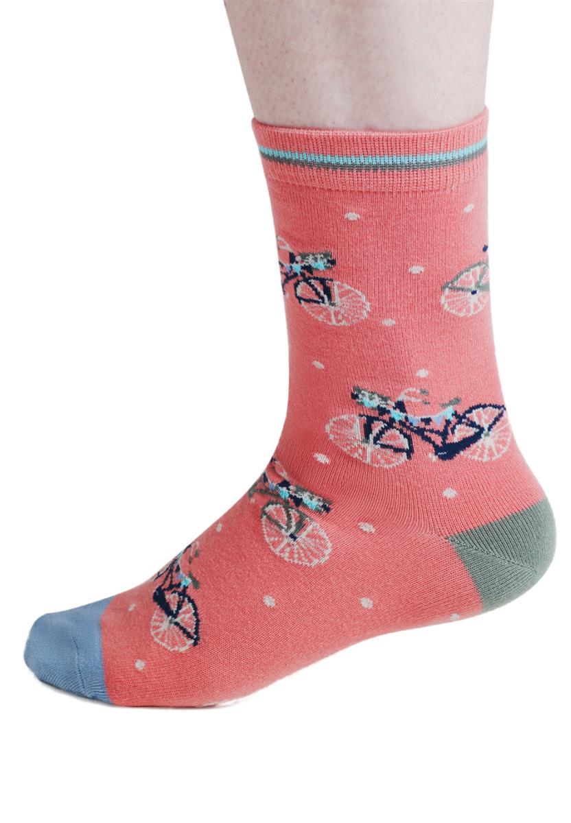 Rosette Bike Bamboo Socks