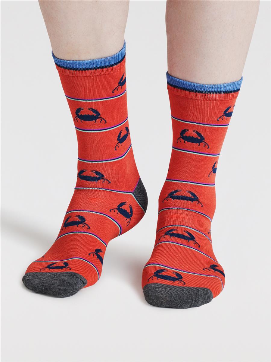 Brewer Crab Bamboo Socks