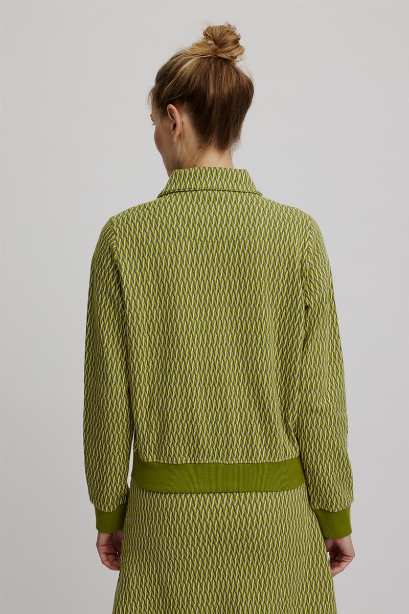 Gestrickte Jacke Im Retro-Look