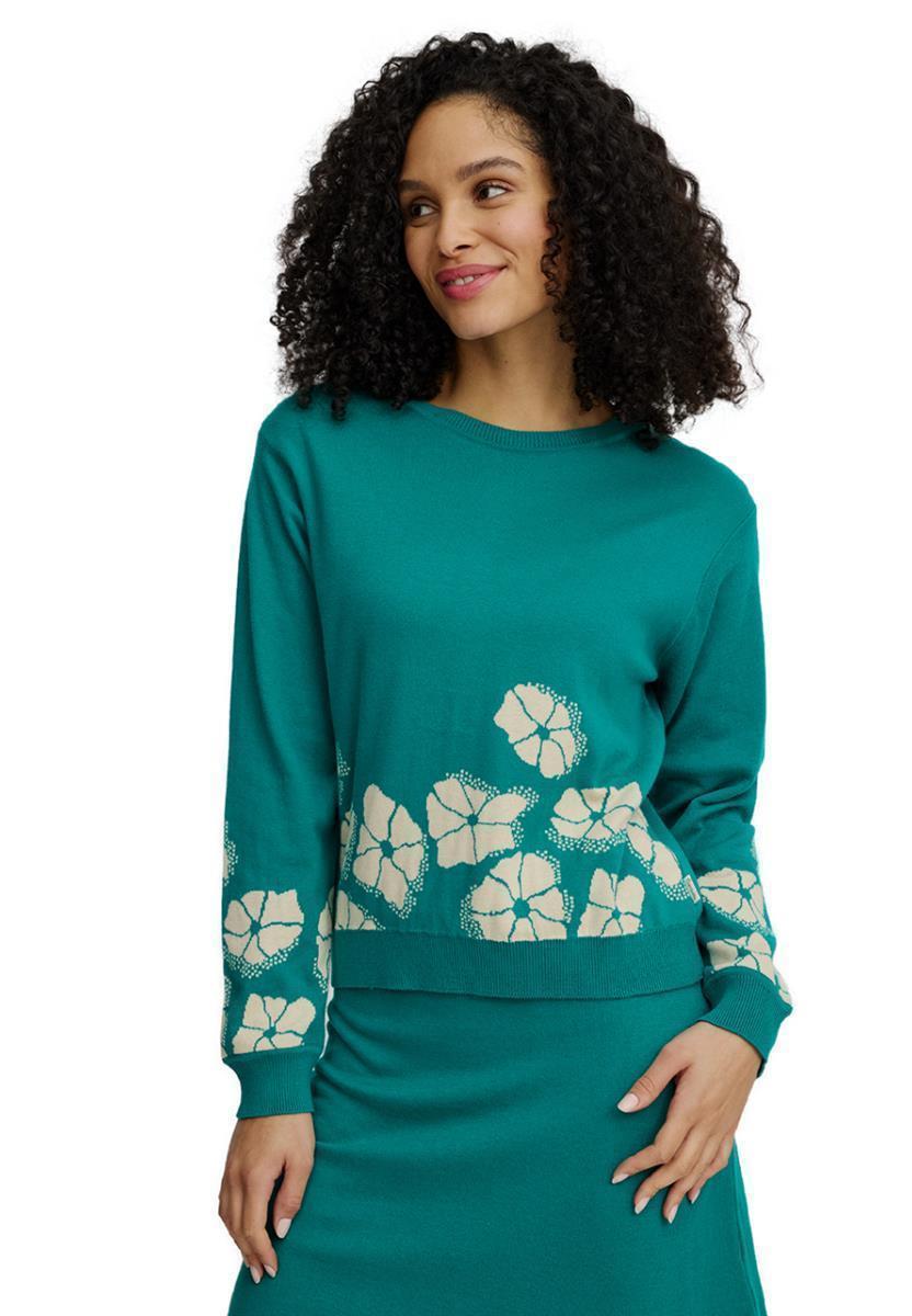 Lockerer Jaquard-Pullover