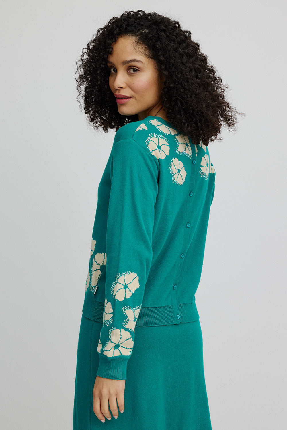 Lockerer Jaquard-Pullover