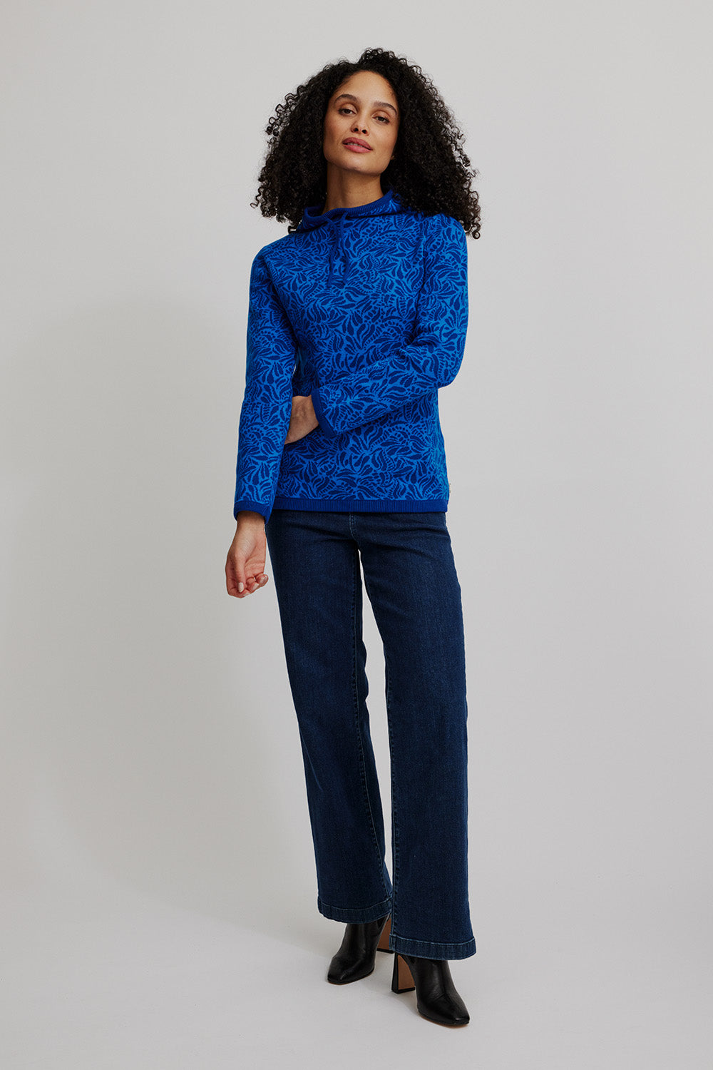 Jaquard-Pullover