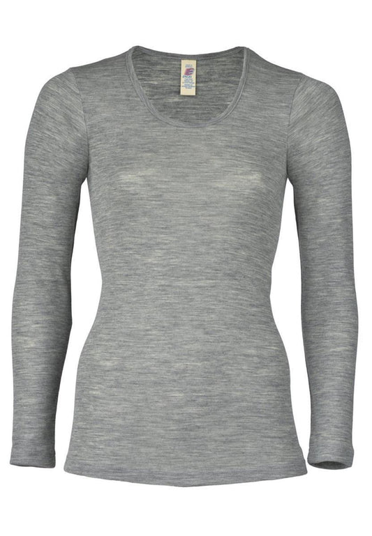 Engel Langarm-Shirt aus Bio-Wolle und Seide mit GOTS Zertifikat