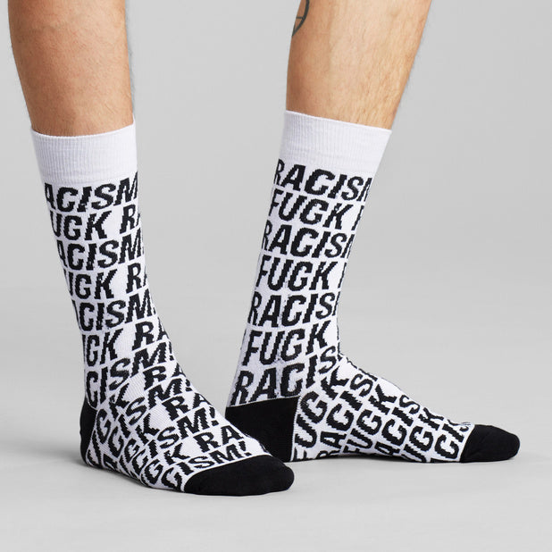 Socks Sigtuna Fuck Racism Pattern