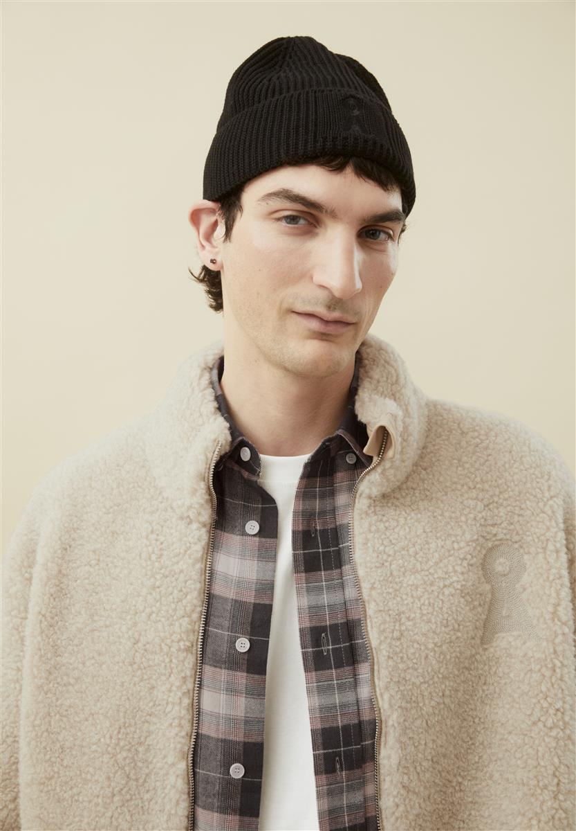 Wool Blend Fleece Jacket
