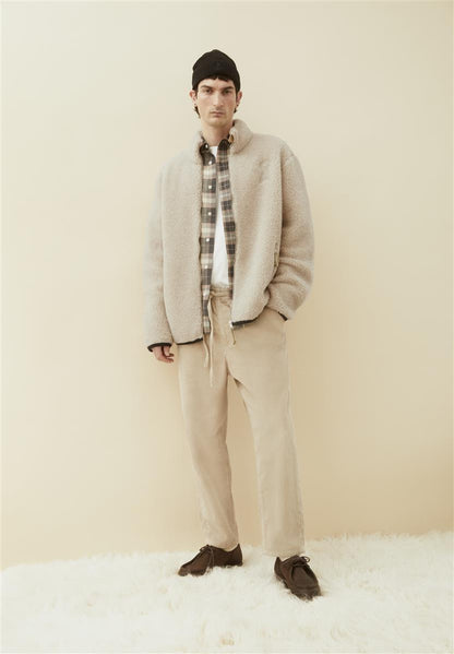 Wool Blend Fleece Jacket