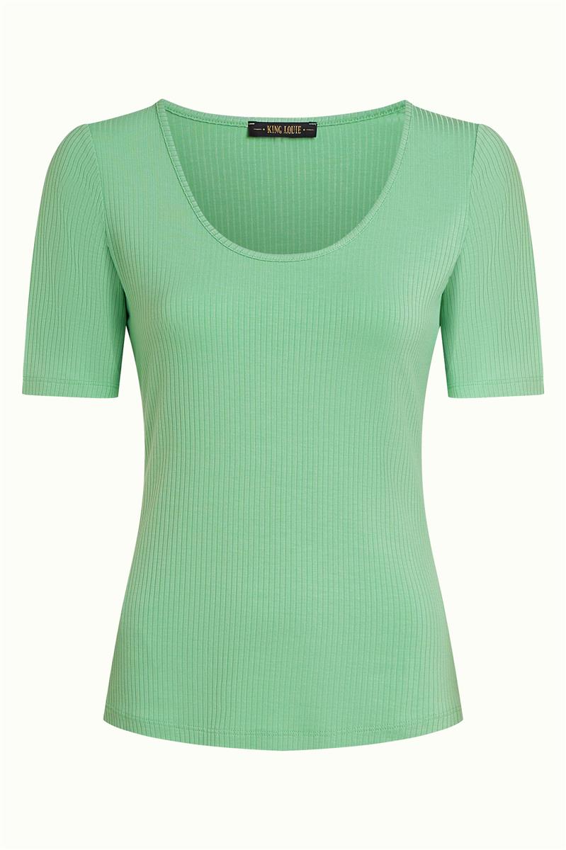 Carice Top Uni Rib - Marlowe nature