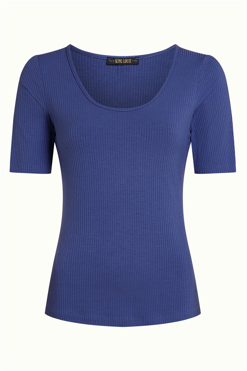 Carice Top Uni Rib - Marlowe nature