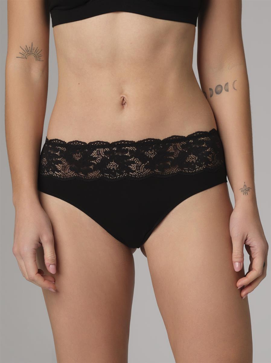 Brasil-Slip mit Spitze