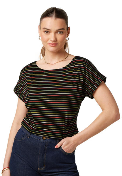 Aria Top Menchini Stripe