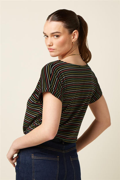Aria Top Menchini Stripe