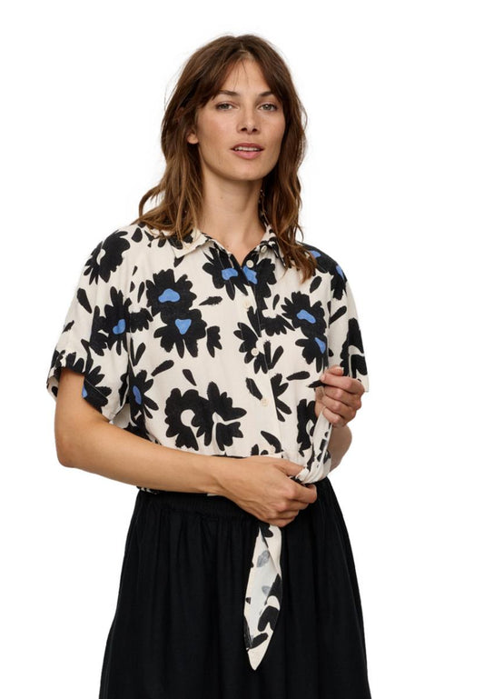 Bluse Ocra Bloom linen