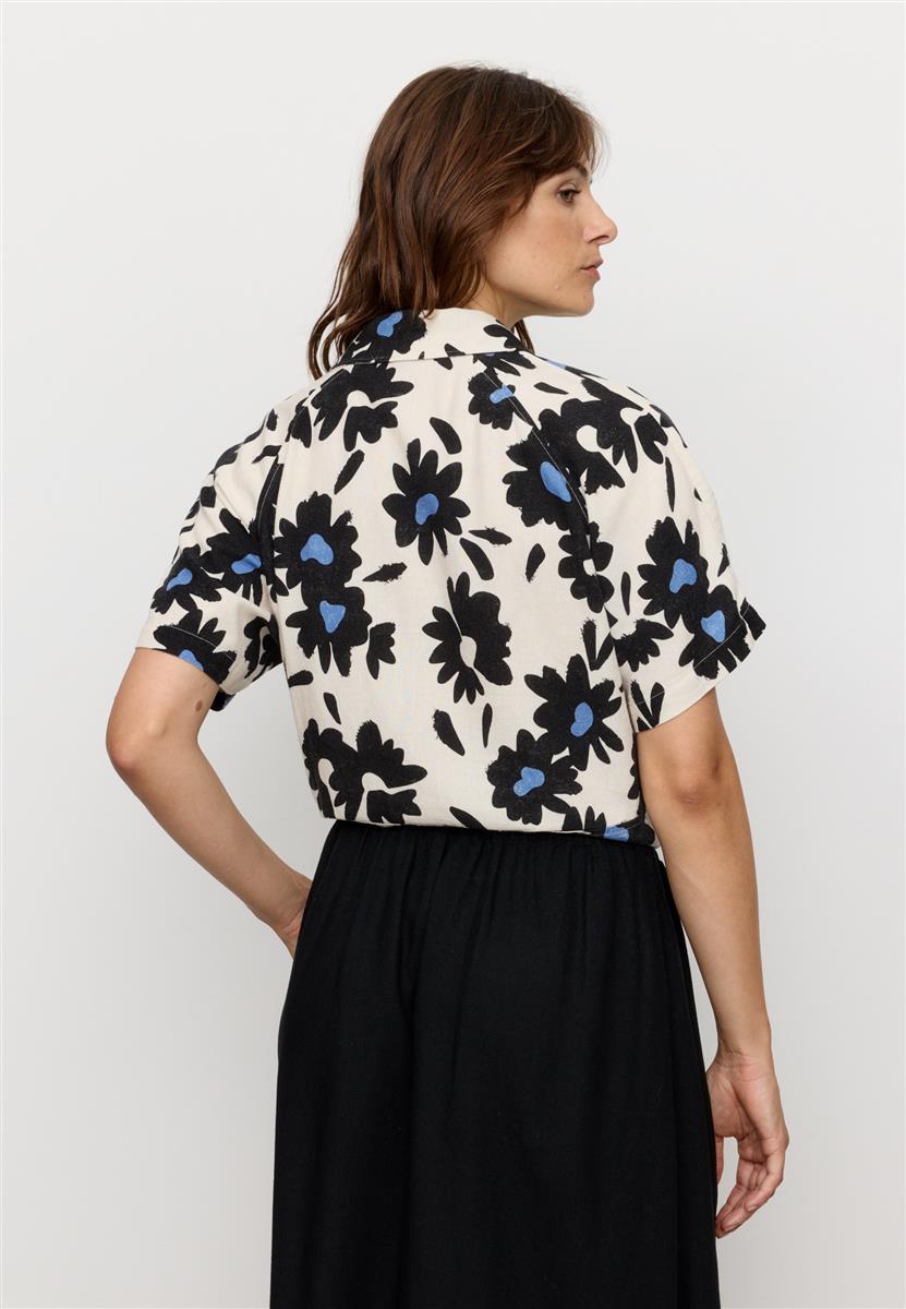 Bluse Ocra Bloom linen