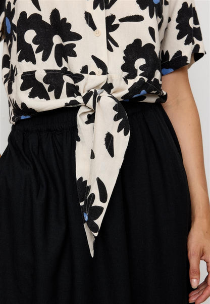 Bluse Ocra Bloom linen