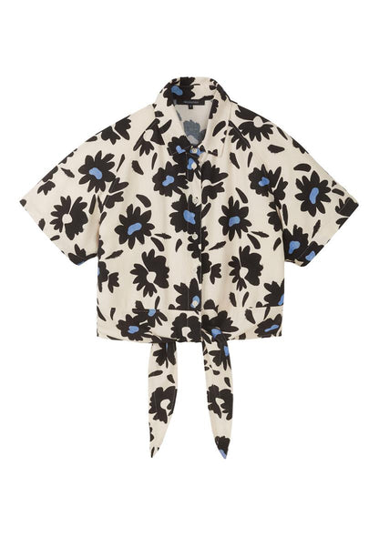 Bluse Ocra Bloom linen