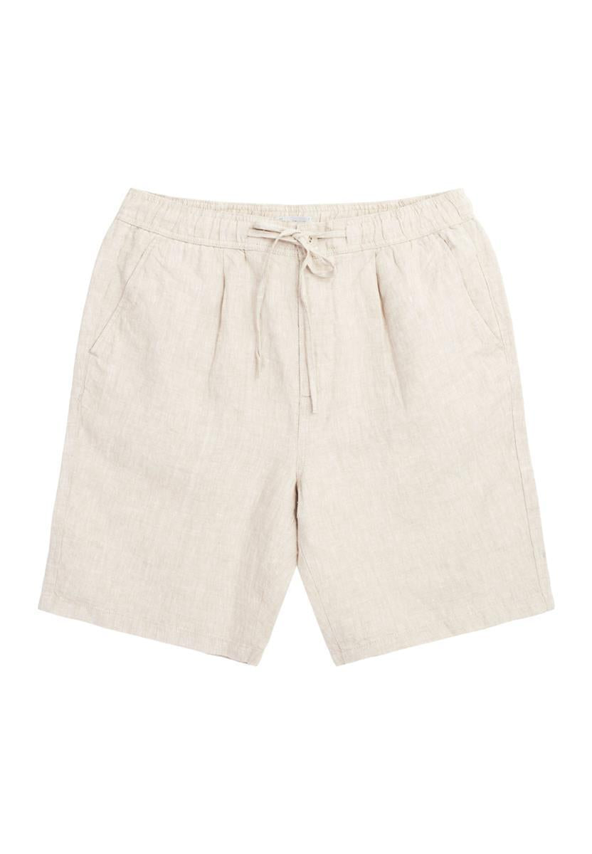 Fig Loose Linen Shorts