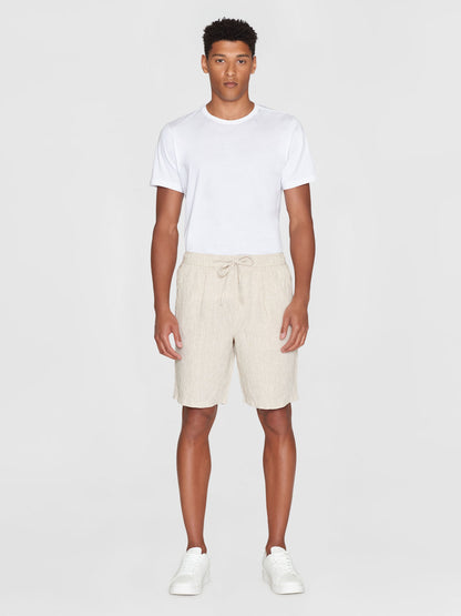 Fig Loose Linen Shorts