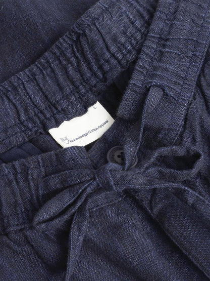 Fig Loose Linen Shorts