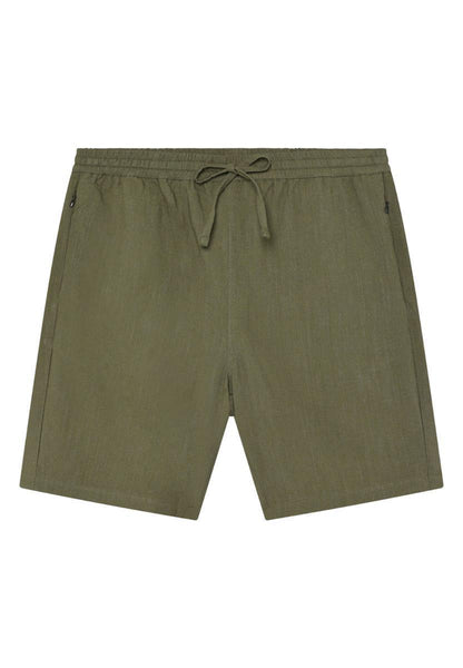 Fig Linen-Mix Shorts